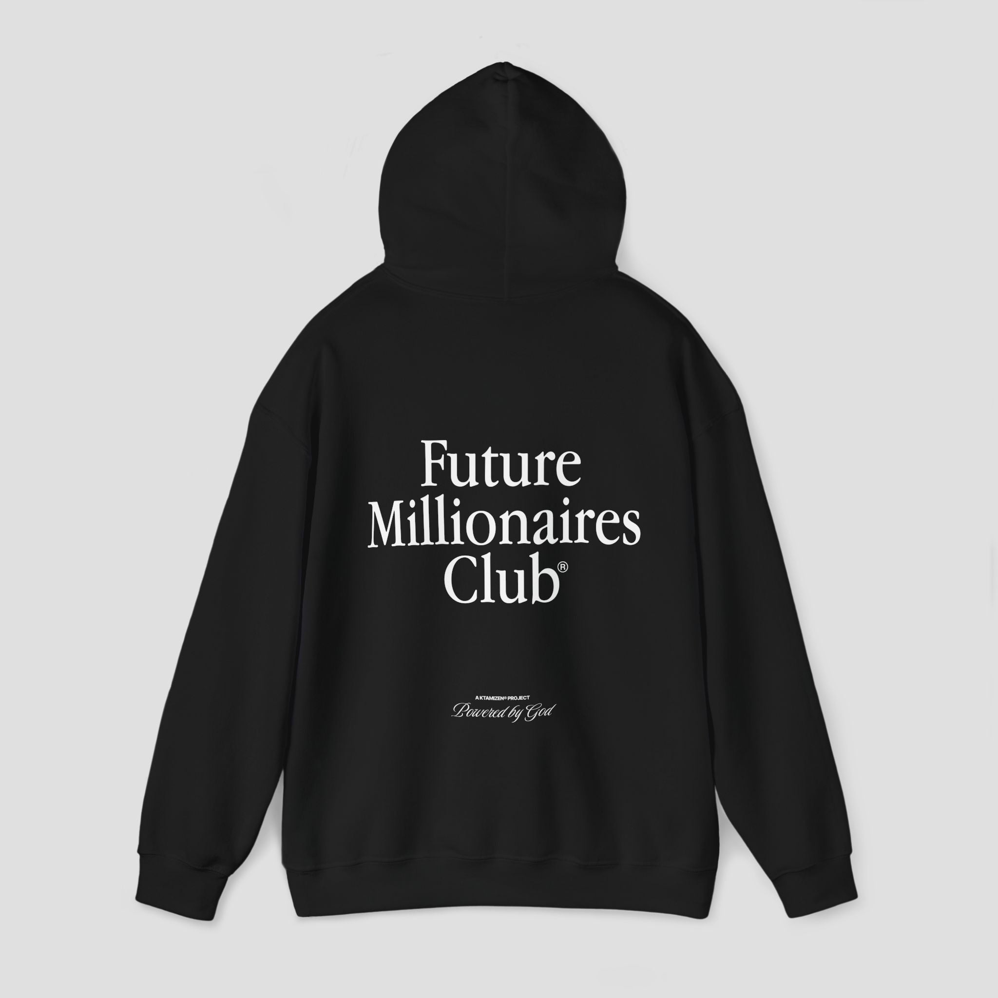 FUTURE MILLIONAIRES CLUB BLACK HOODIE