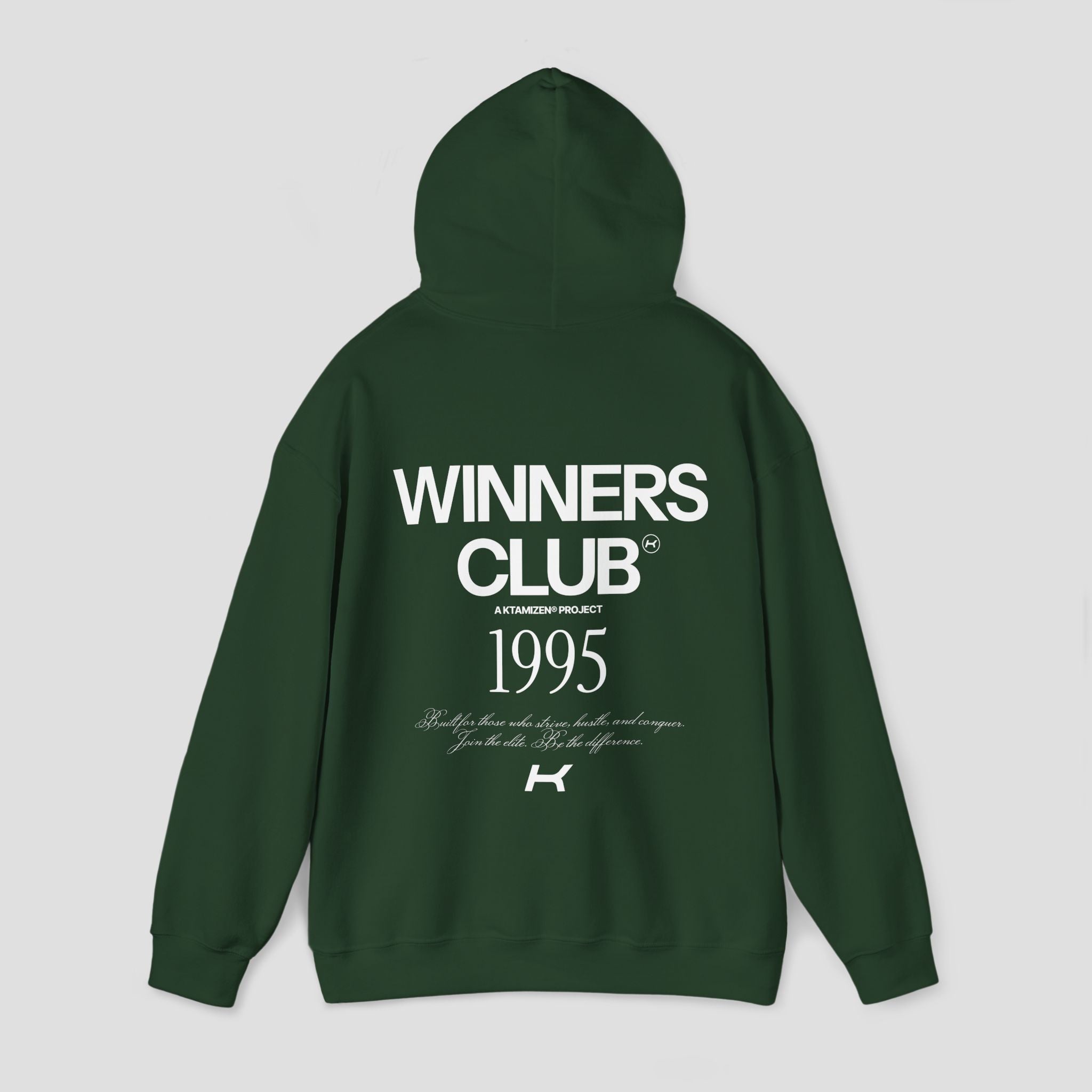 WINNERS CLUB PINE GREEN HOODIE