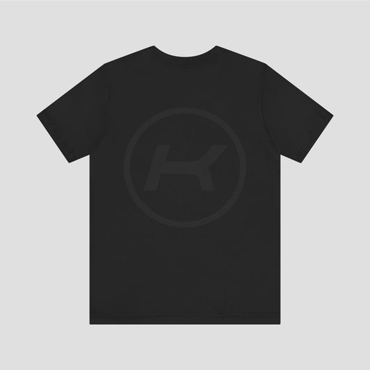 SIMPLE K LOGO BLACK PREMIUM T-SHIRT