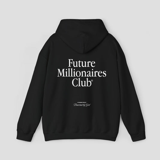 FUTURE MILLIONAIRES CLUB BLACK HOODIE